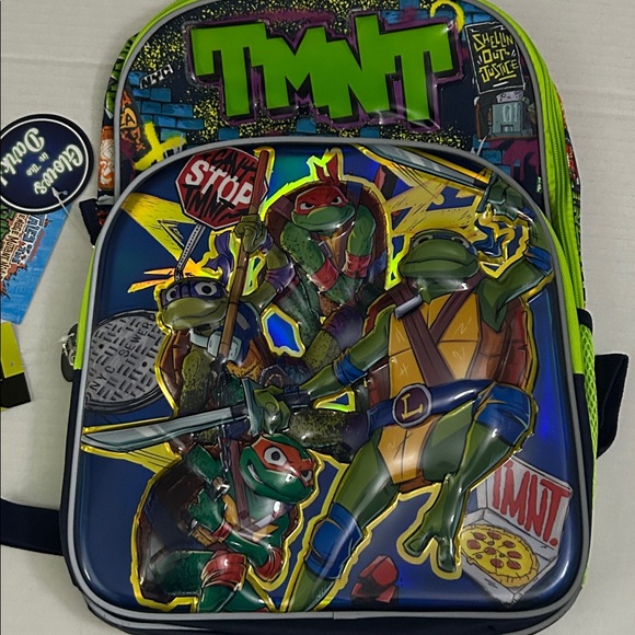 🆕 Teenage Mutant Ninja Turtles Glow-in-the-Dark Backpack - Picture 5 of 8